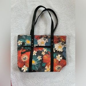 Style & Co Faux Leather print tote bag